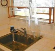 a sink overflow valve malfunction can result in a large leak a plumbing leak in the kitchen can result in flood damage